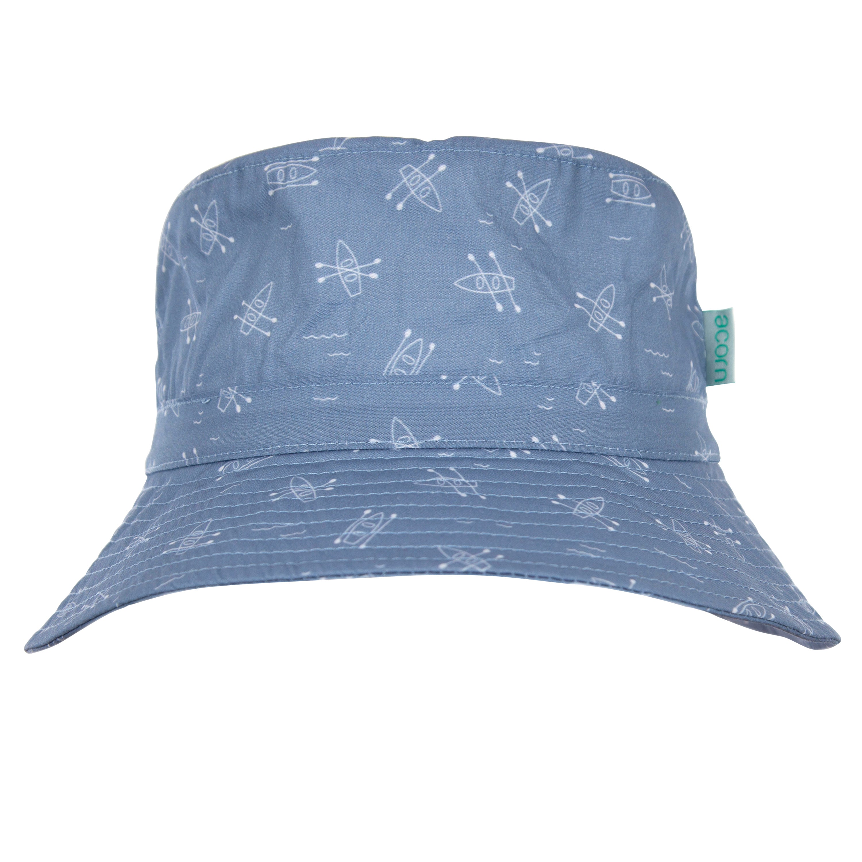 Acorn - Row Boats Wide Brim Bucket Hat
