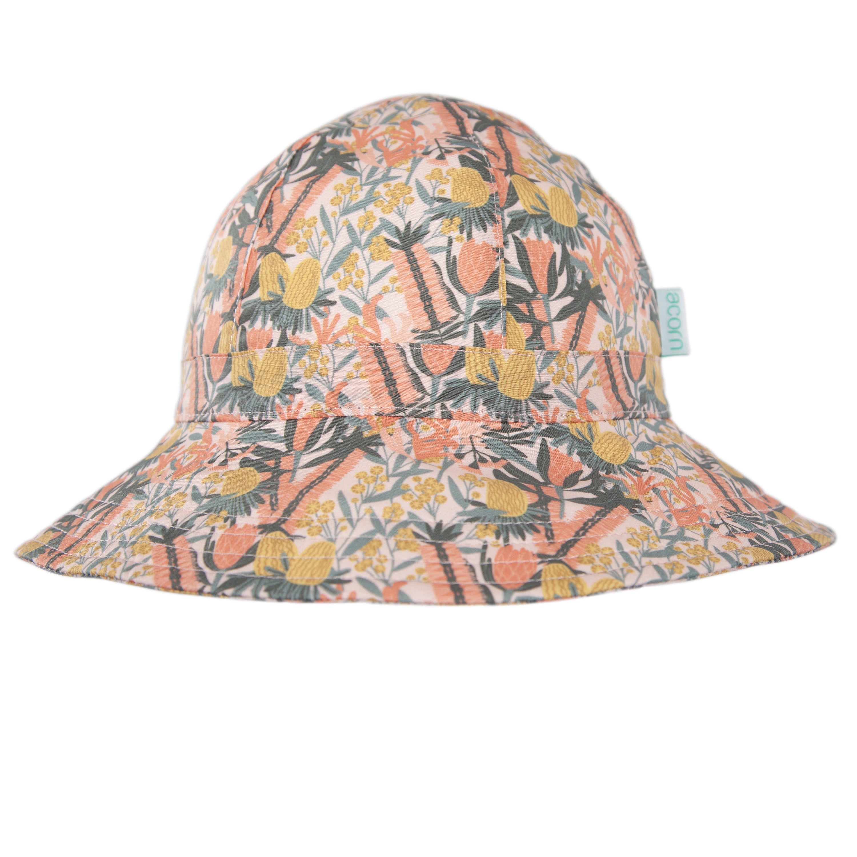 Acorn Kids - Native Blooms Wide Brim Sunhat