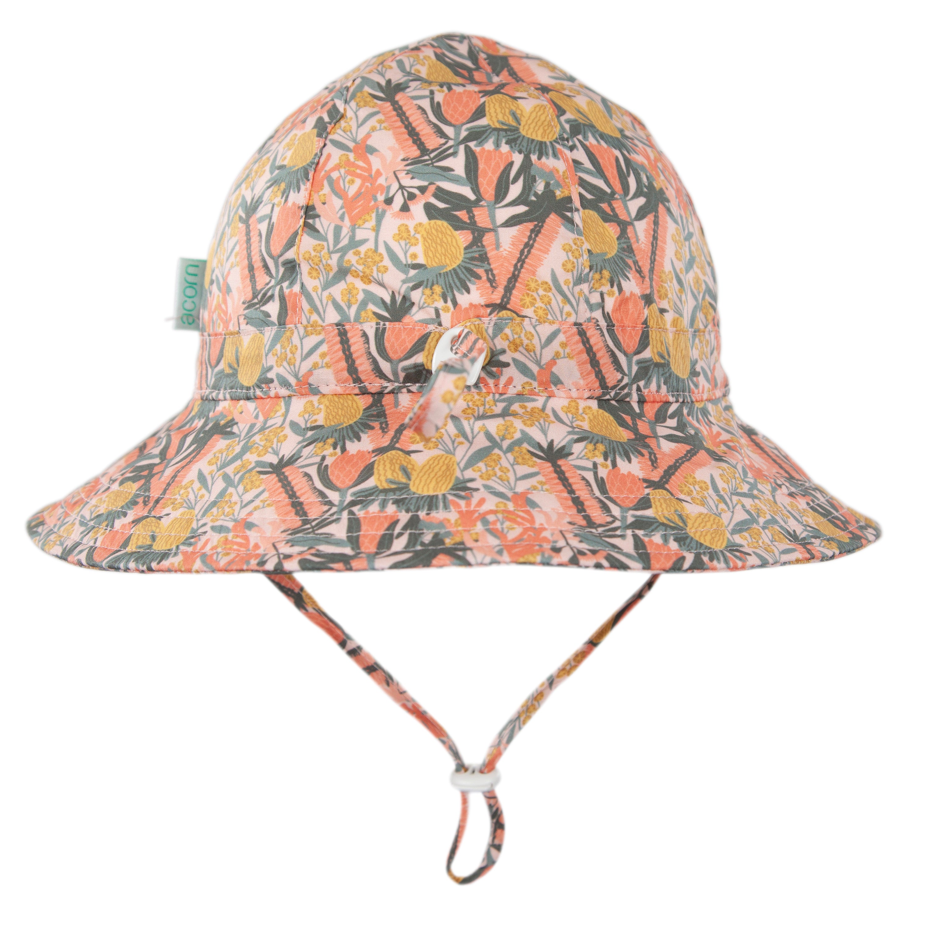 Acorn Kids - Native Blooms Wide Brim Sunhat