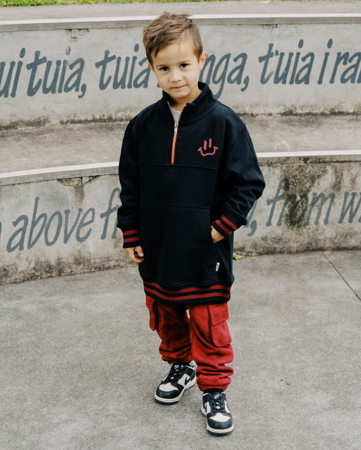 Band of Boys - Red Cargo Track Pants