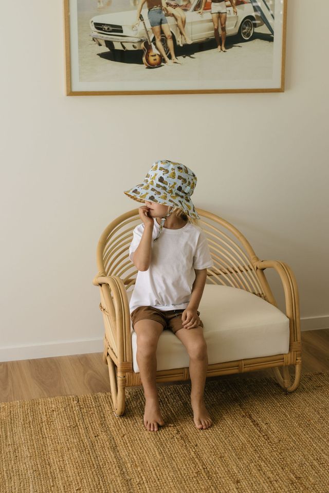 Acorn Kids - Jungle Kings Wide Brim Bucket Hat