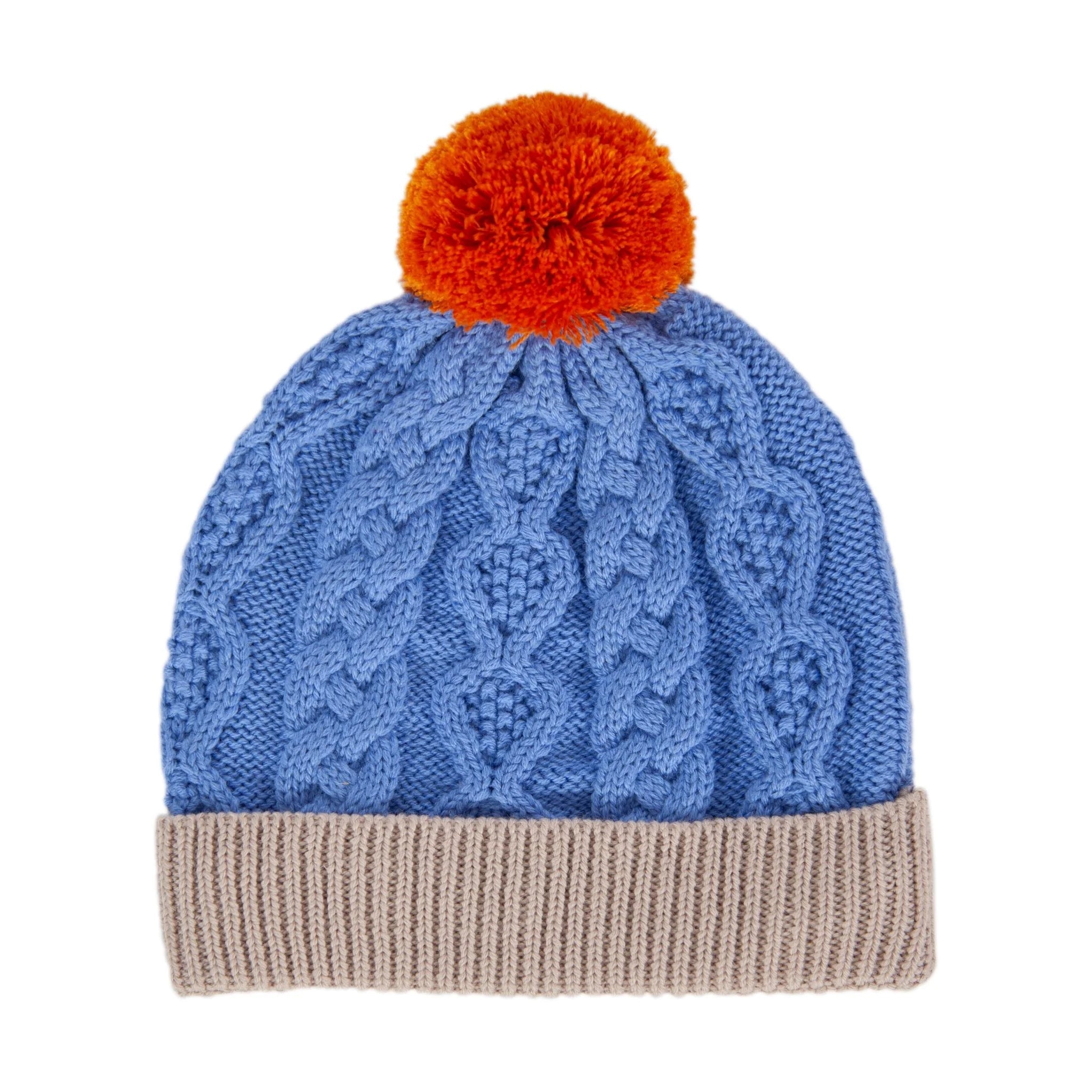 Acorn - August Merino Beanie Light Blue