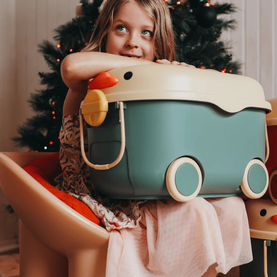 Cowrie & Conch - Ride A Long - Green and Yellow Duck