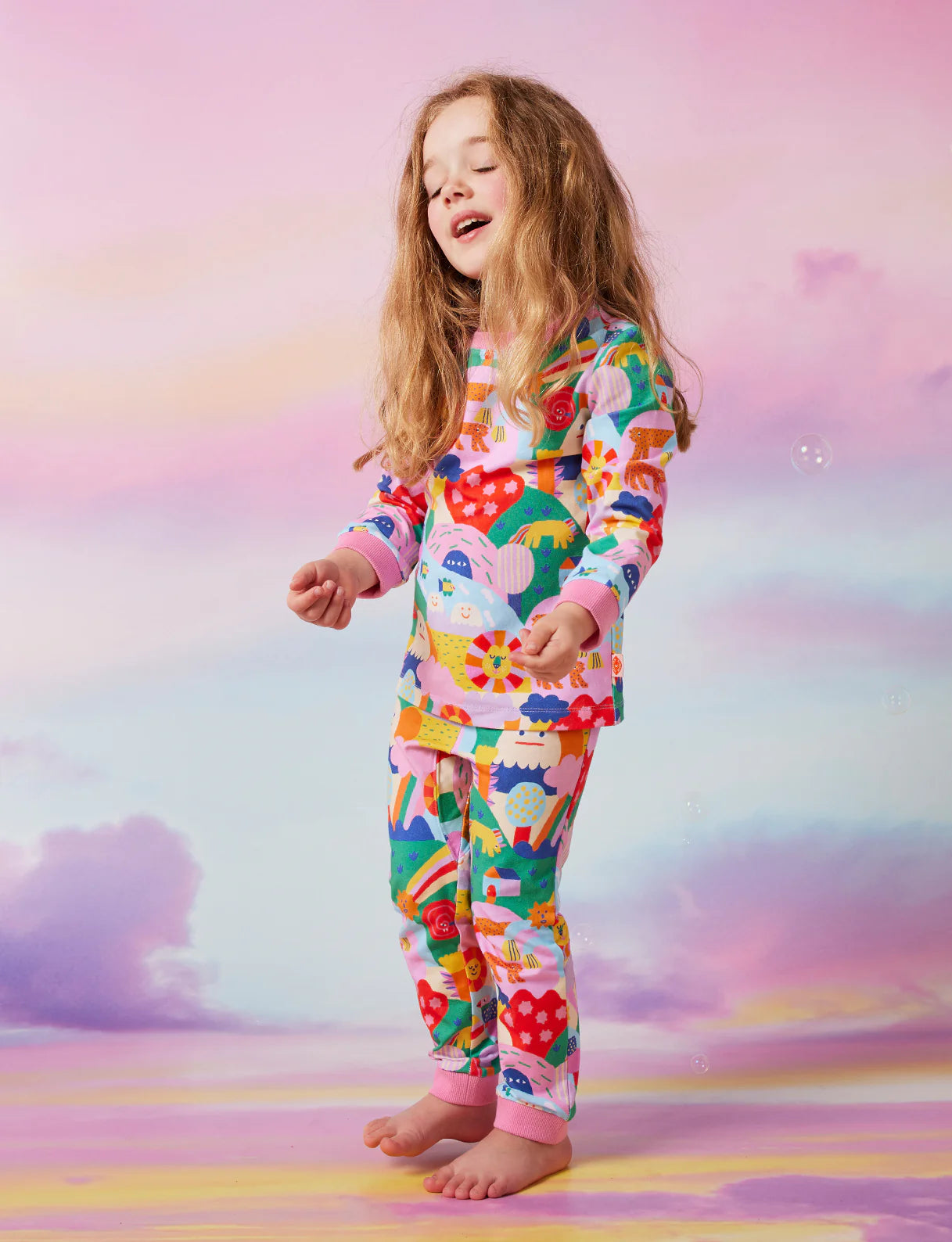 Halcyon Nights - Rainbow Valley Dreamy Winter PJ Set