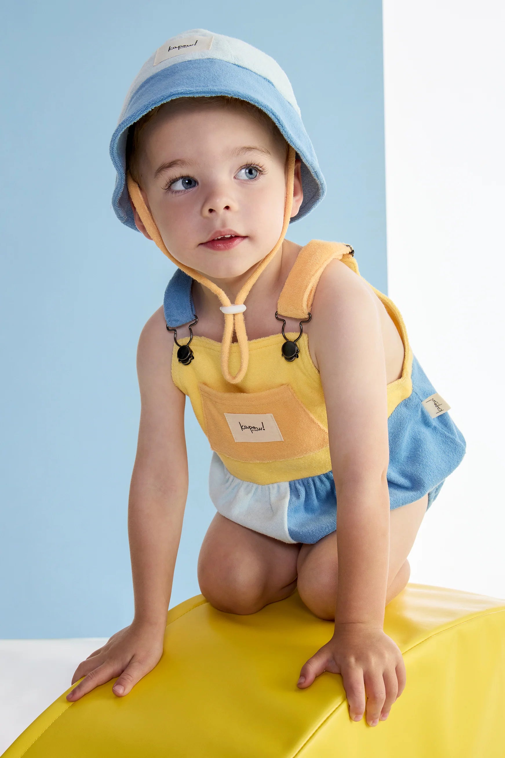 Kapow Kids - Two Tone Terry Romper