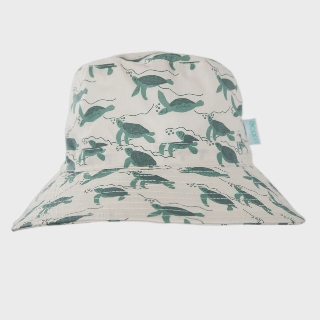 Acorn Kids - Turtles Wide Brim Bucket Hat