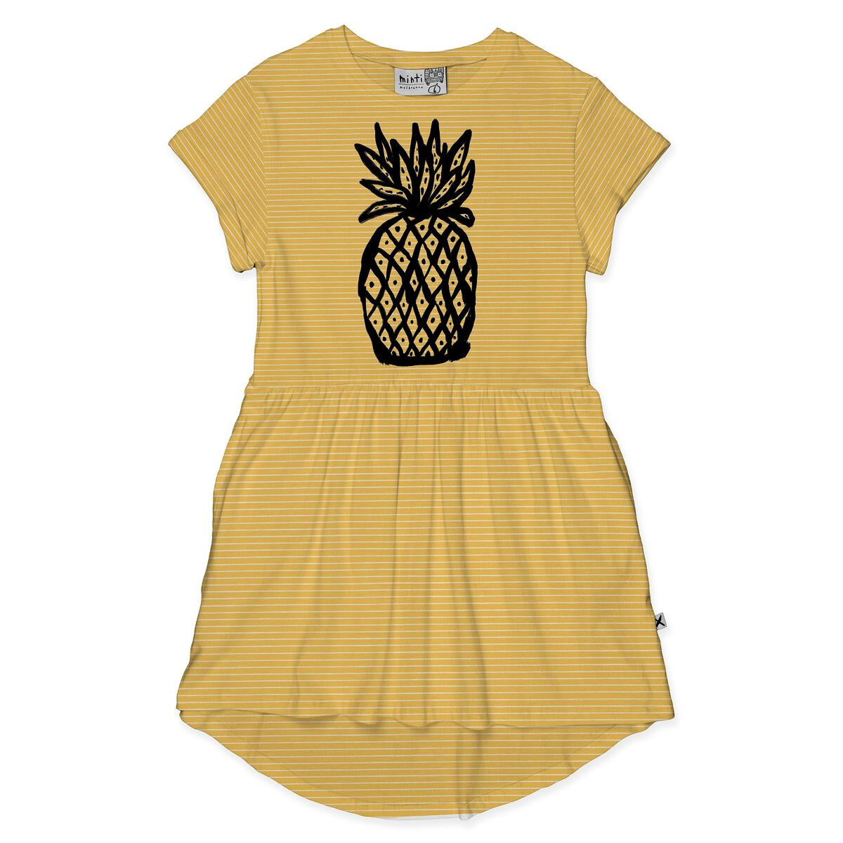 Minti - Sketched Pineapple Dress – Fox in Sox Kids