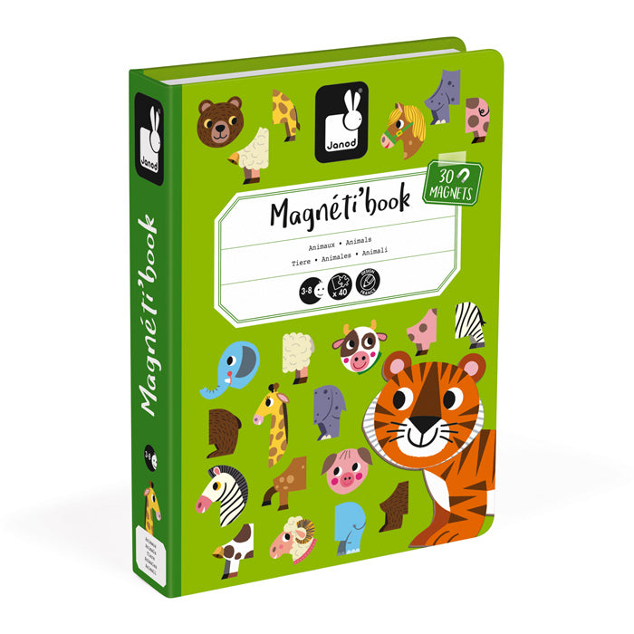 Janod - Magnetic Book - Animals