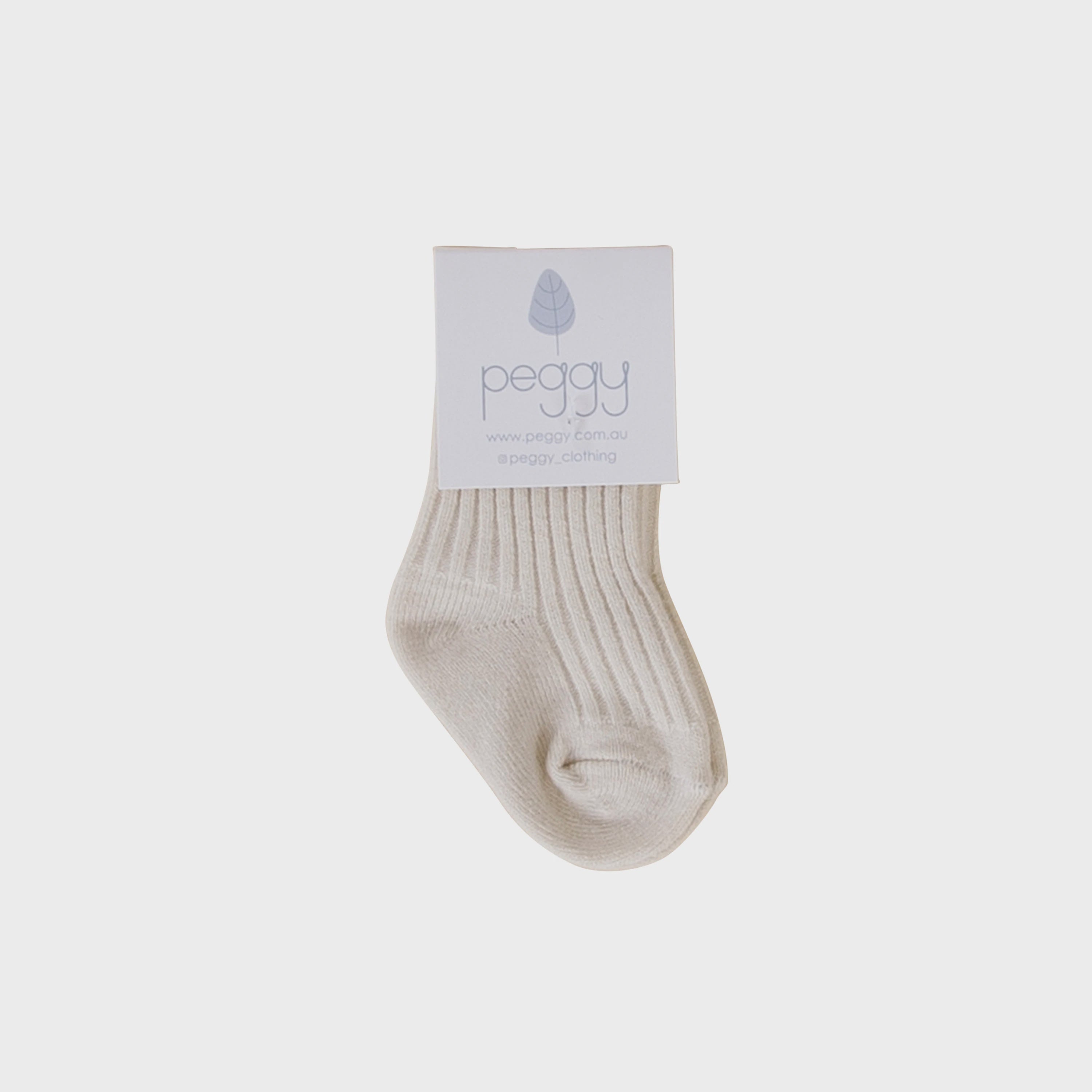 Peggy - Poll Ankle Socks - Taupe