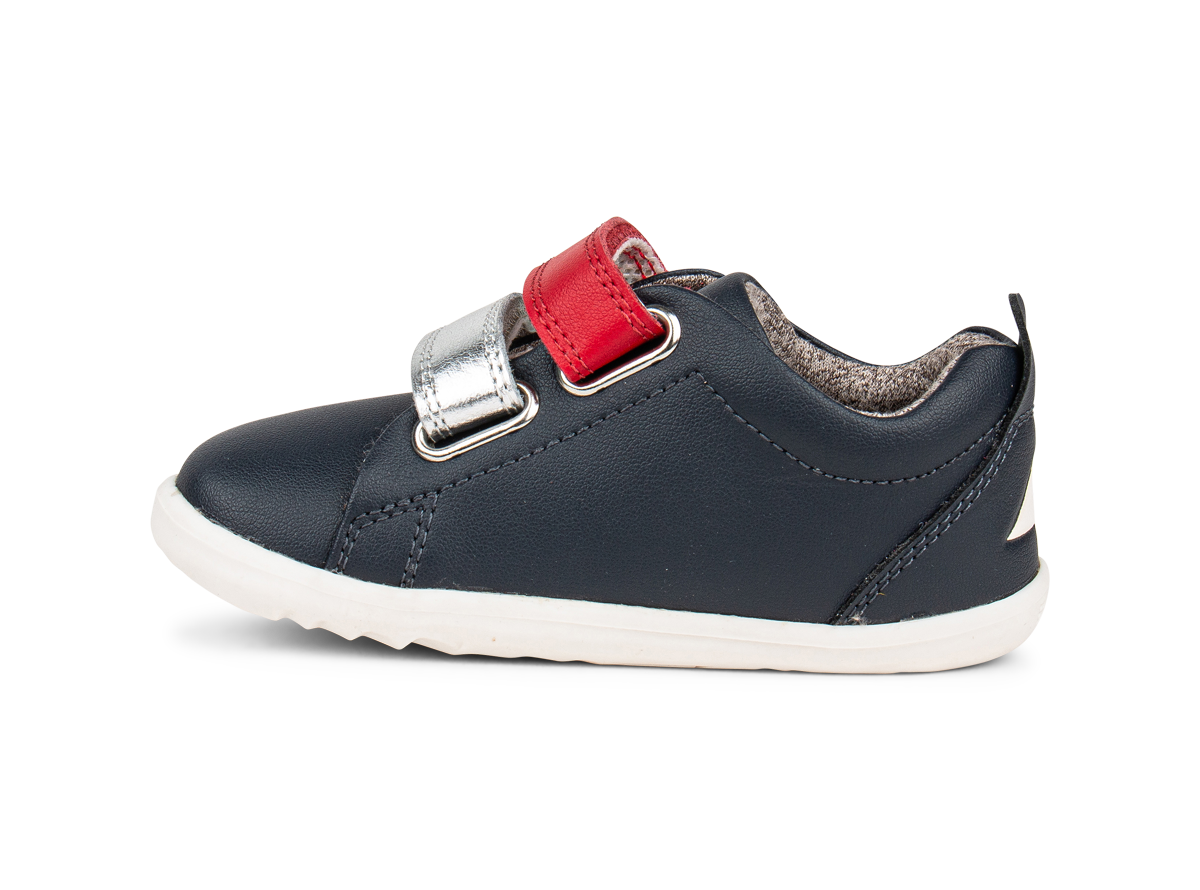 Bobux - Grass Court Switch  - Navy (Red+Silver)