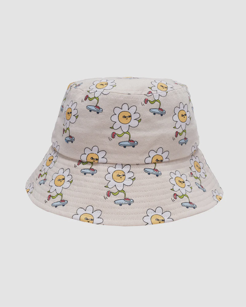 Girl Club - The Collectibles Bucket Hat Daisy Skater On Repeat Natural