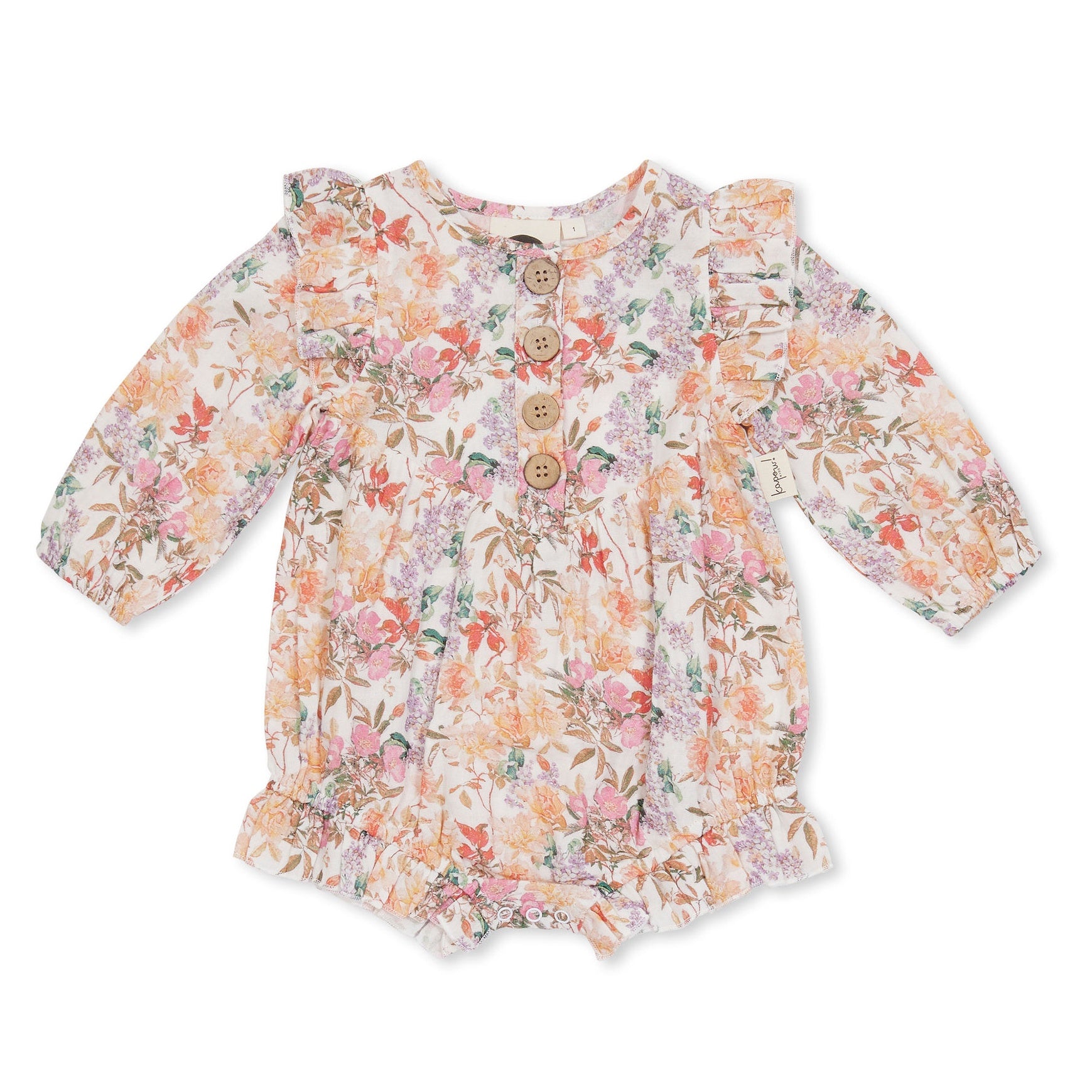 Kapow Kids - Willow Floral Baby Frill Playsuit