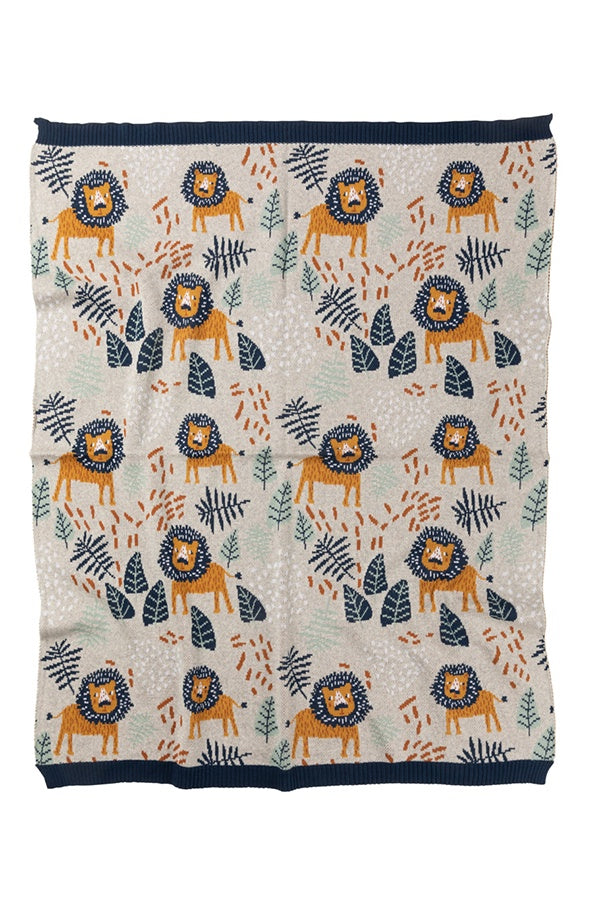 Indus Design Lindsay Lion Blanket