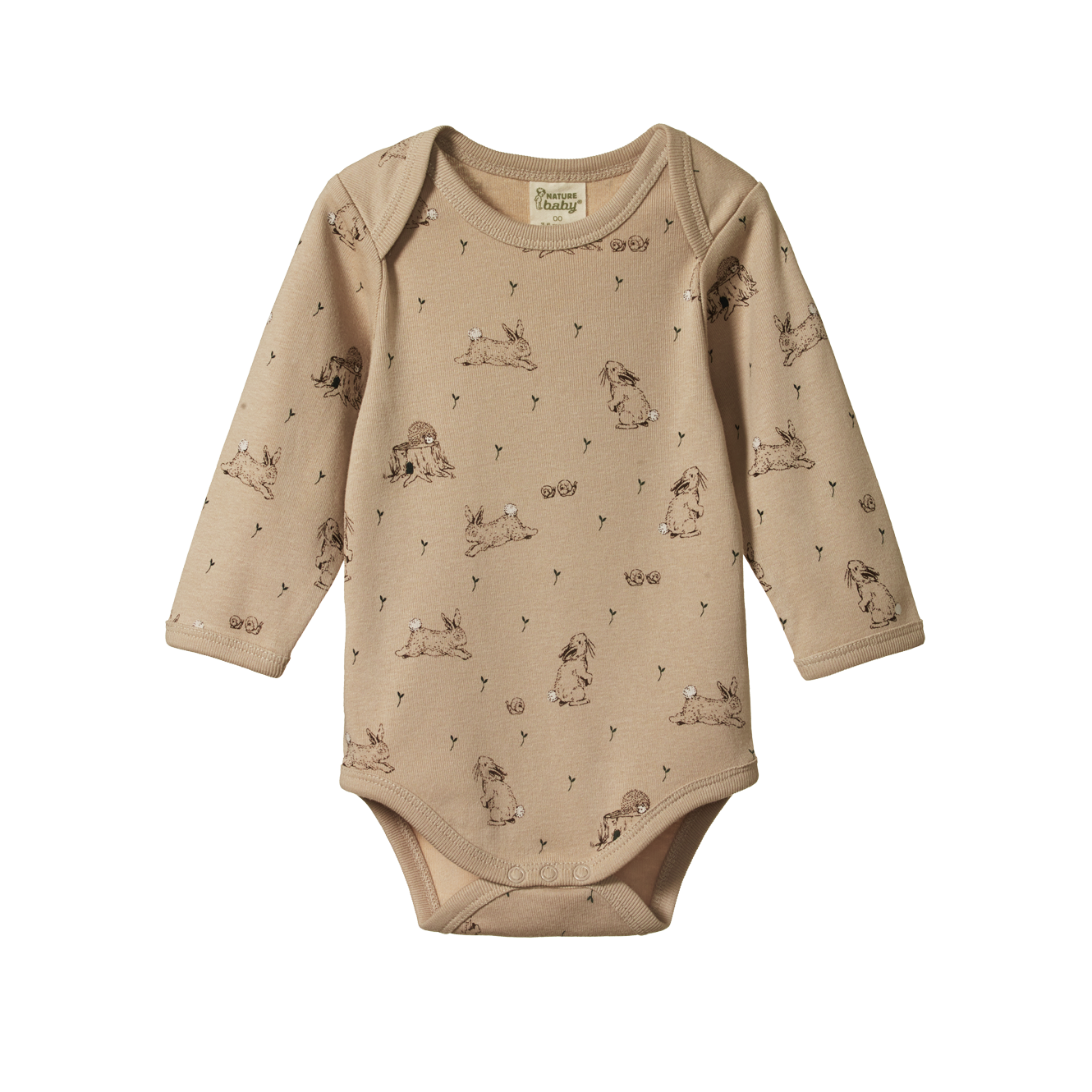 Nature Baby - Long Sleeve Bodysuit - Forest Friends Print
