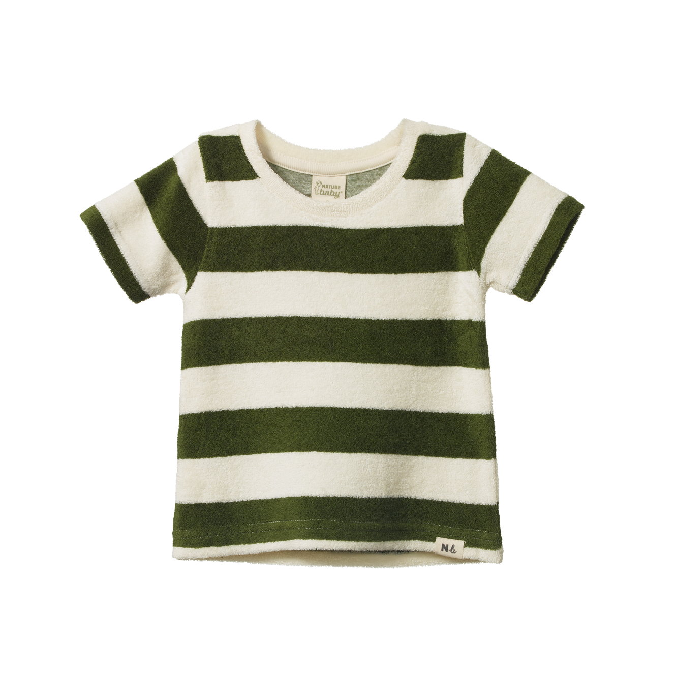 Nature Baby - Terry River Tee - Bold Jungle Stripe