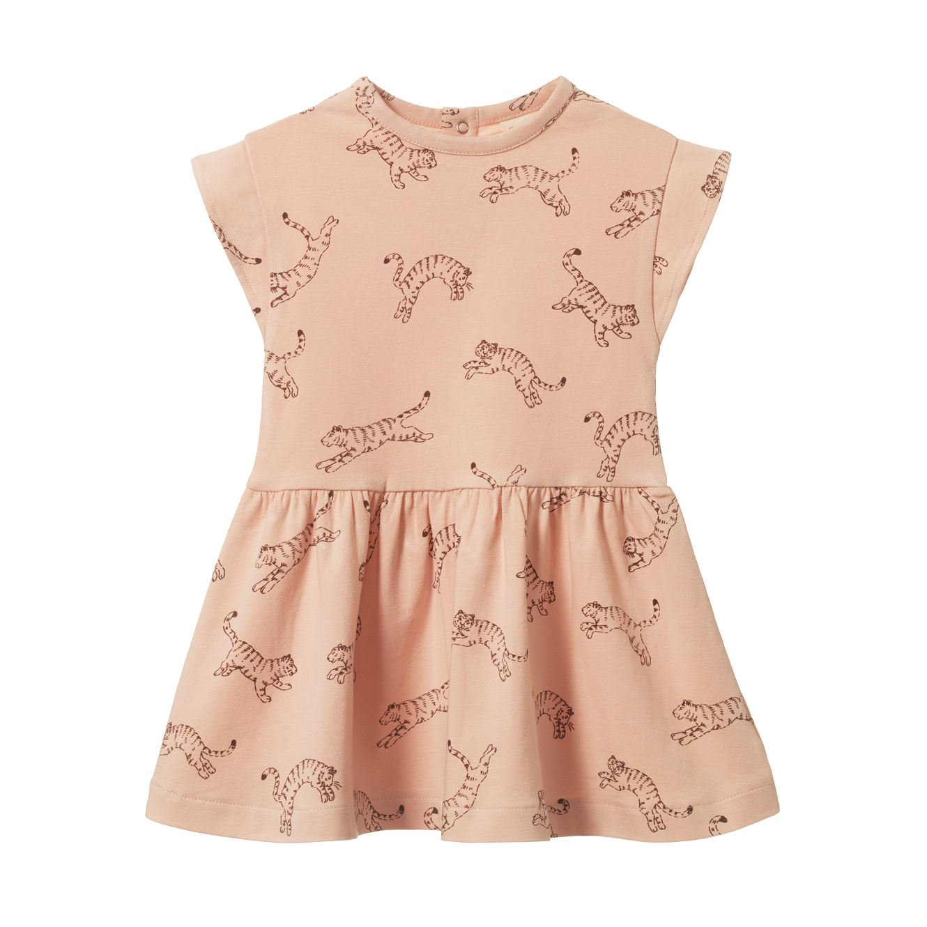 Nature Baby - Twirl Dress - Leaping Tiger Rose Dust
