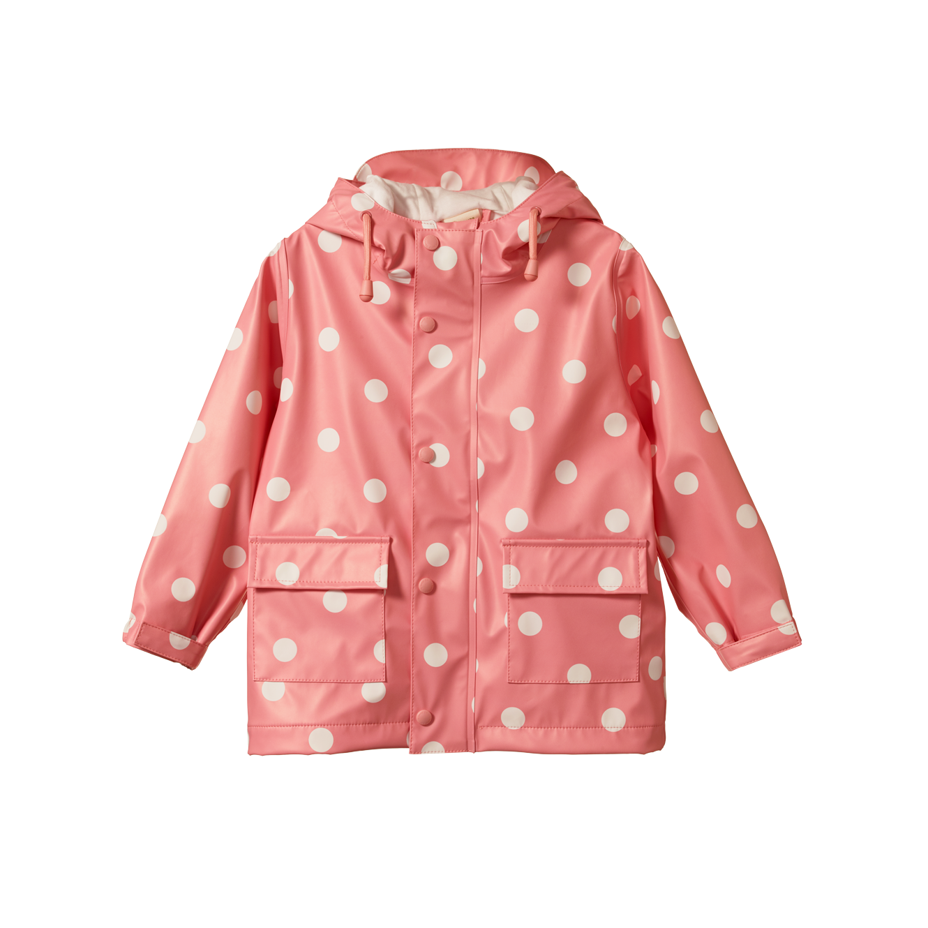 Nature Baby Raincoat Rose Polka Dot Fox in Sox Kids