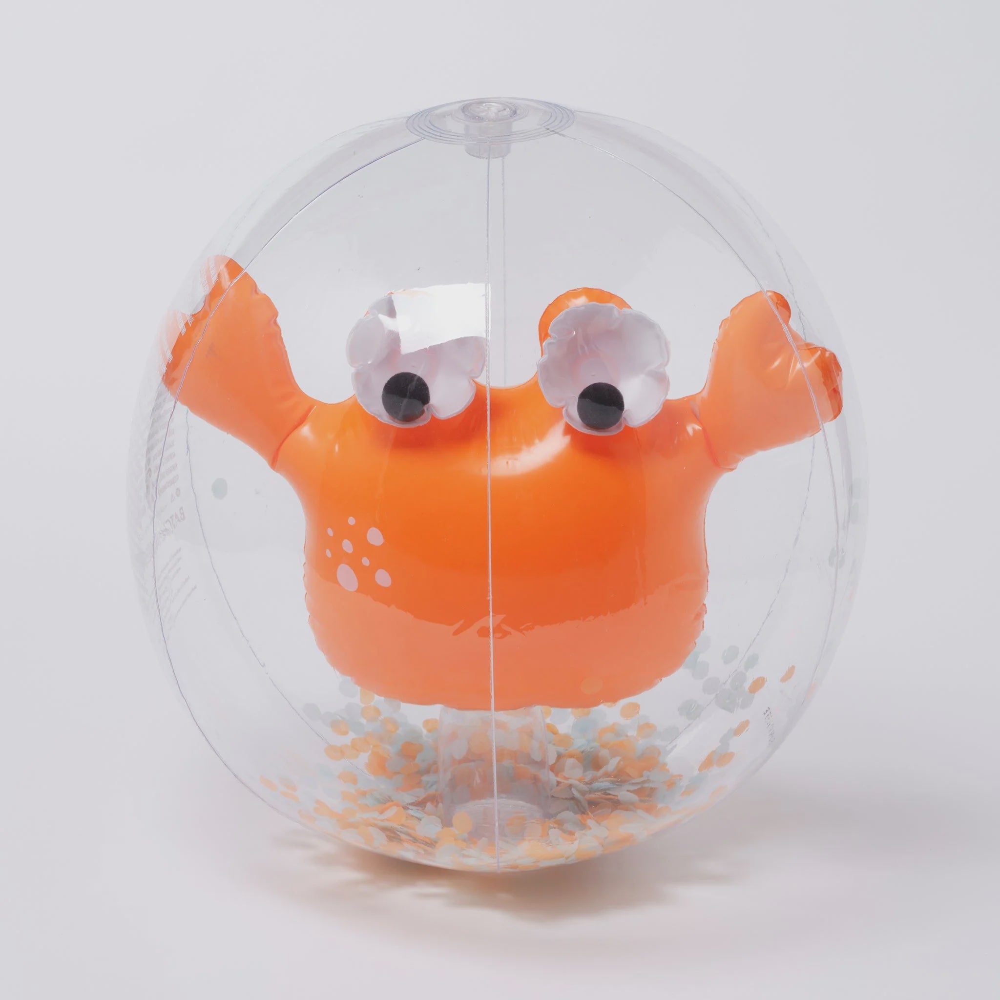 Sunnylife - Inflatable Beach Ball - Sonny the Sea Creature Neon Orange