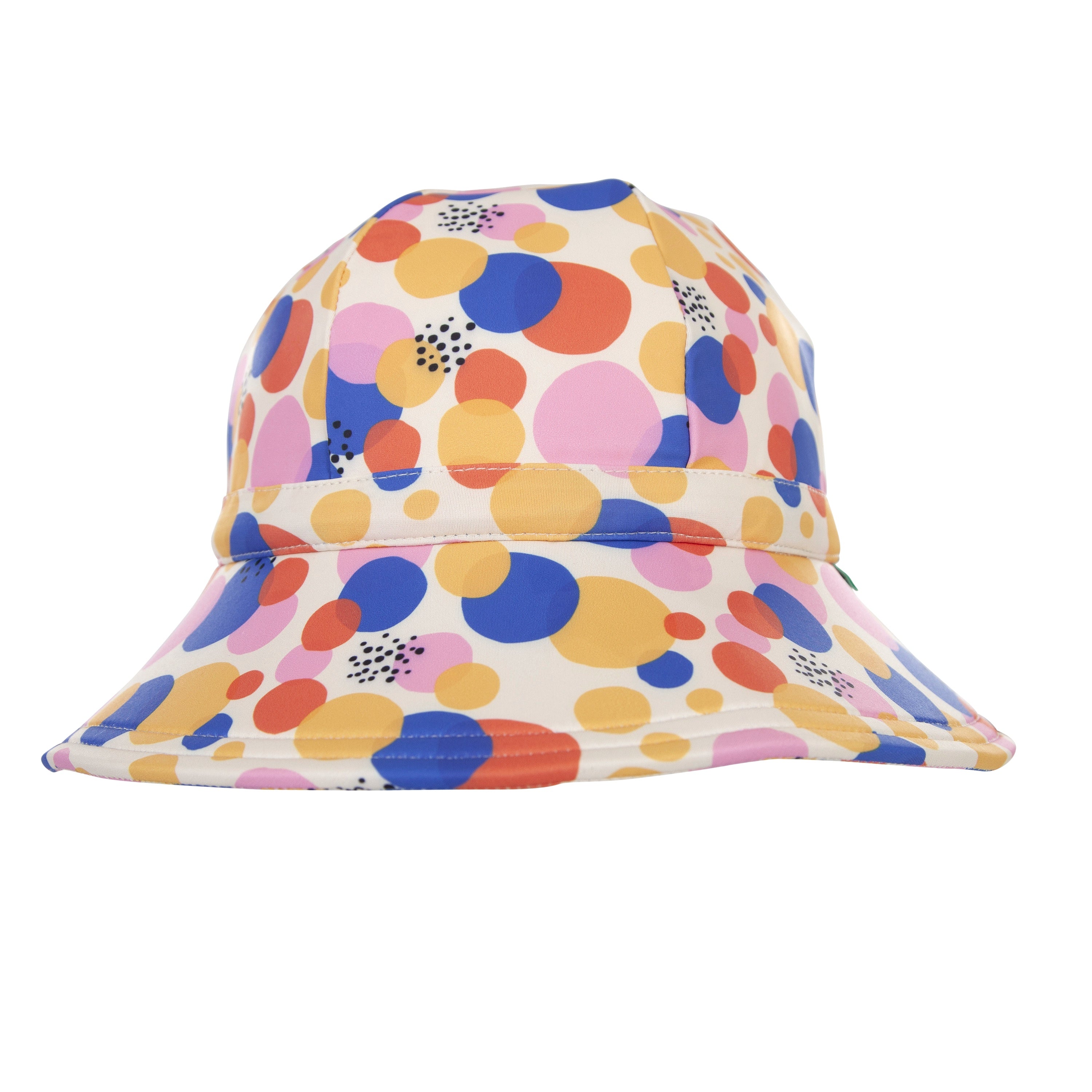 Acorn - Confetti  Wide Brim Swim Hat