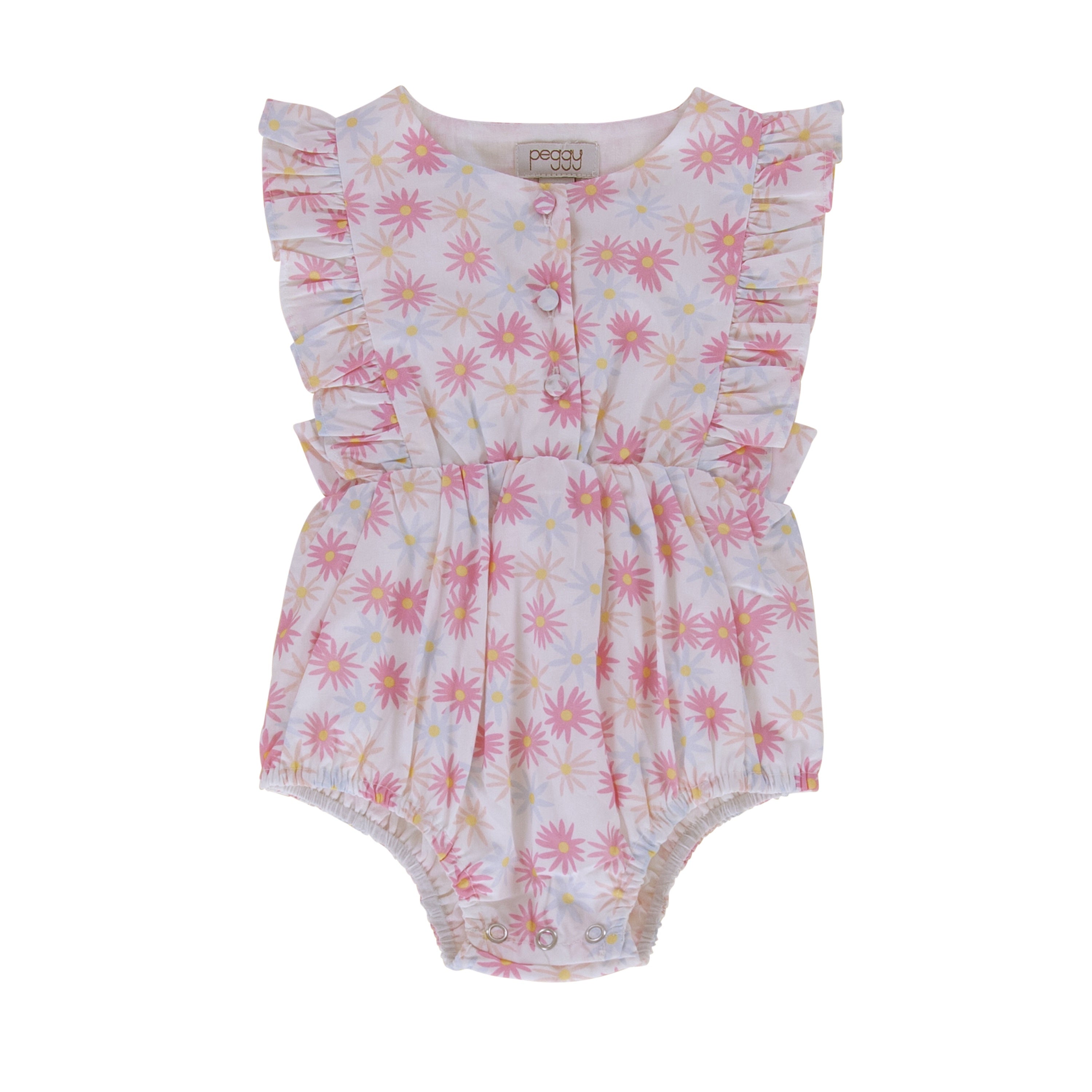 Peggy - August Playsuit - Betsy Peterson Daisy Print