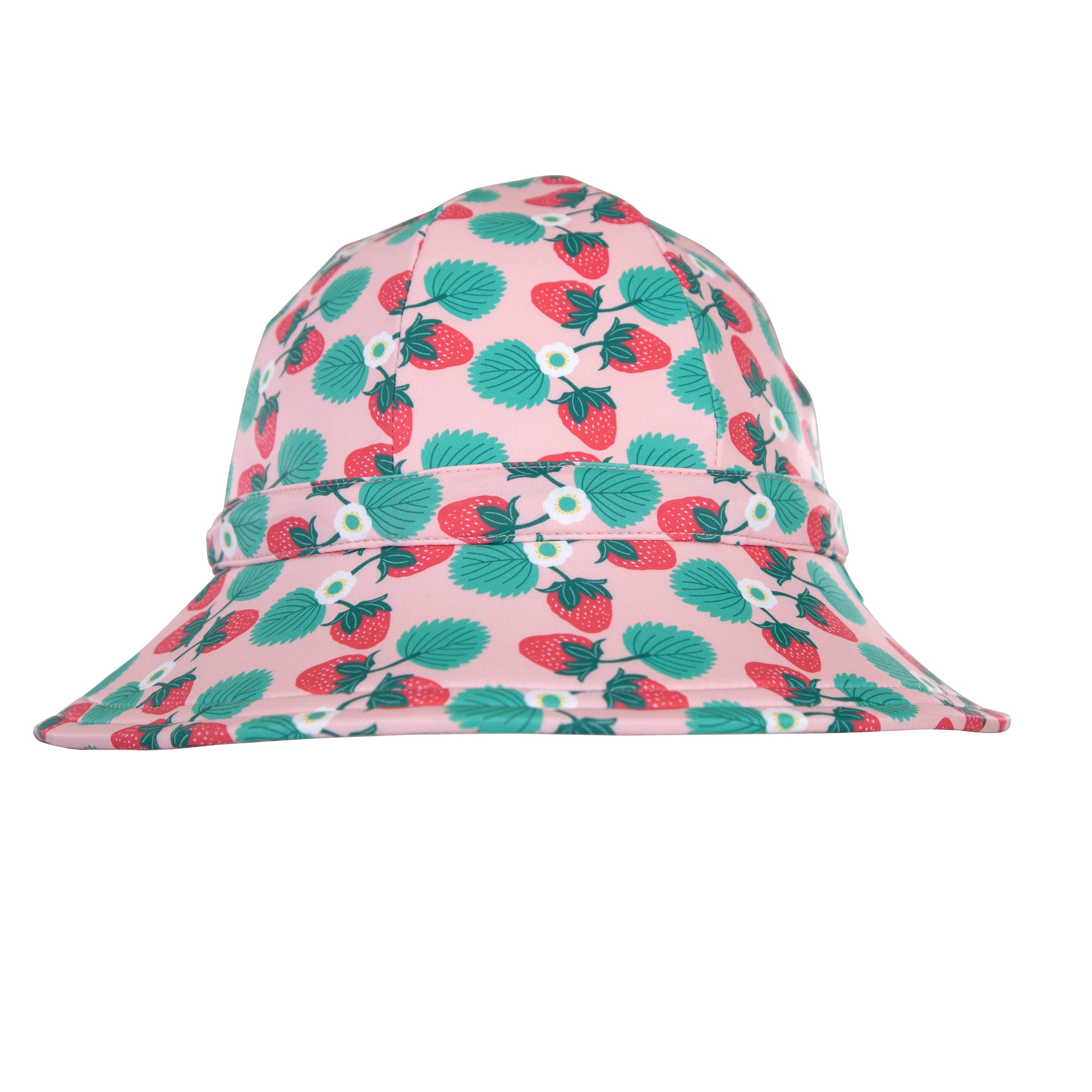 Acorn - Strawberry Wide Brim Swim Hat