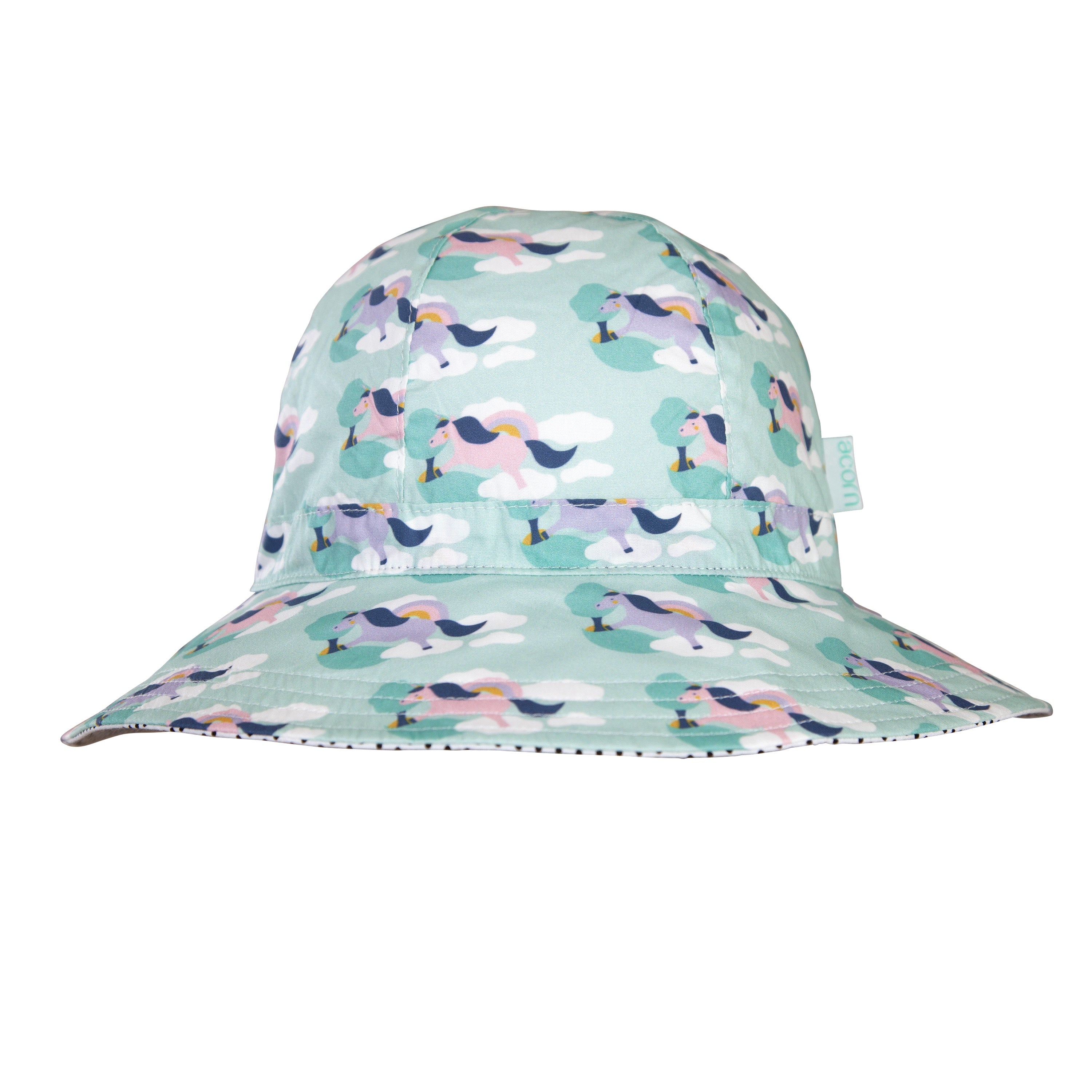Acorn - Dancing Unicorn Wide Brim Sun Hat