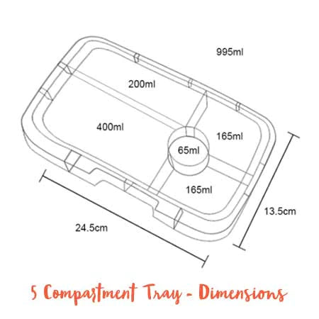 Yumbox - Tapas - 5 Compartment