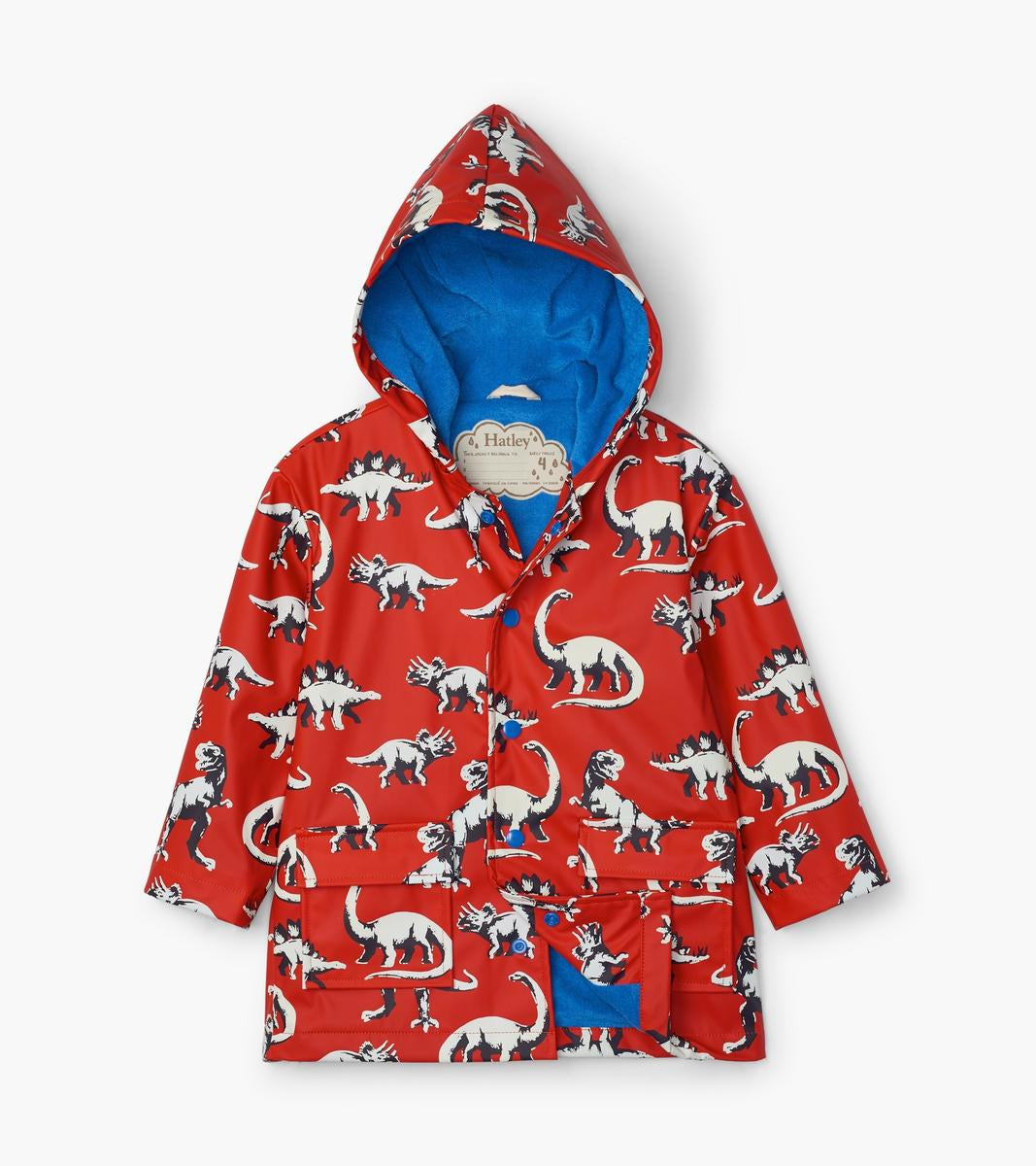 Hatley - Raincoat - Colour Changing Painted Dinos
