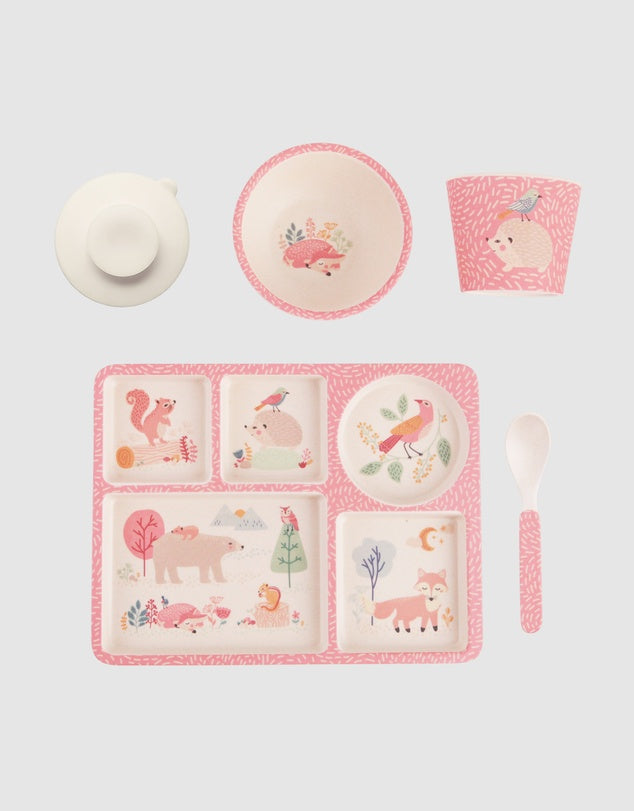 Love Mae -  Divided Plate Set - Woodland Friends