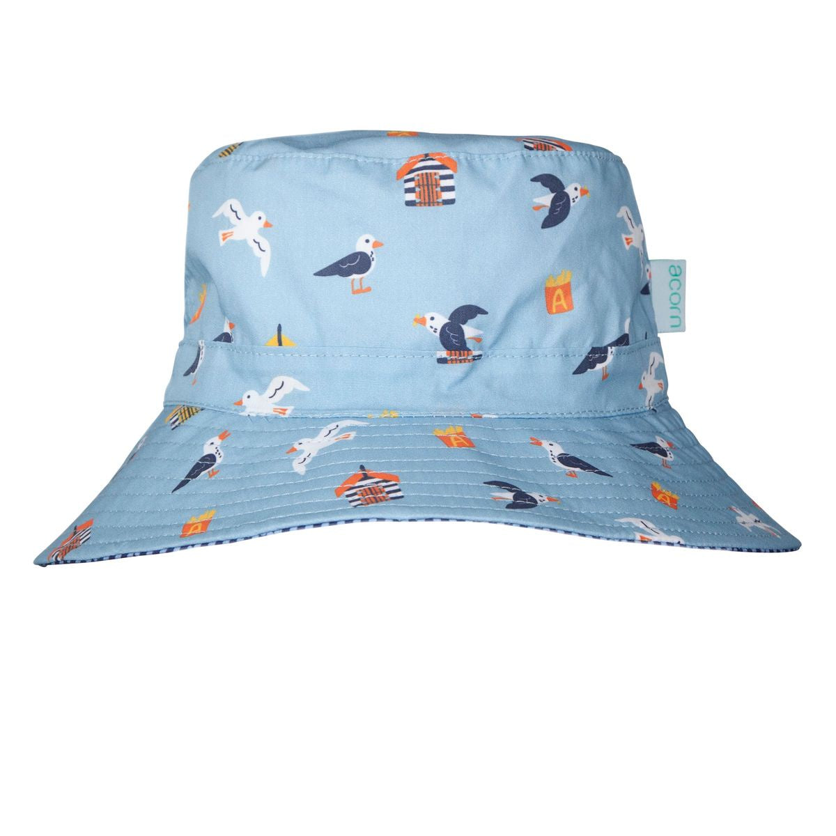 Acorn - Seagulls Wide Brim Bucket Hat