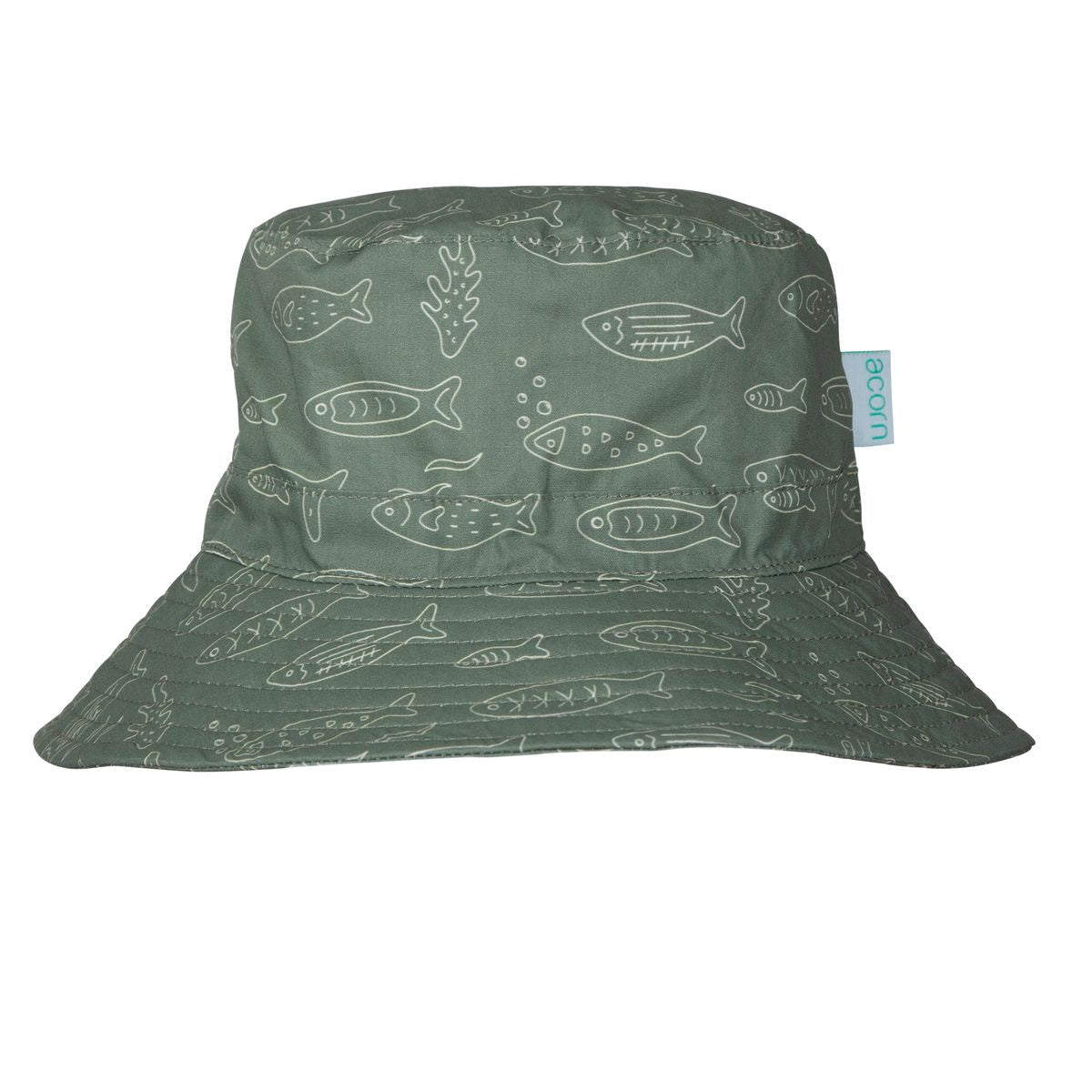 Acorn - School Of Fish Wide Brim Bucket Hat