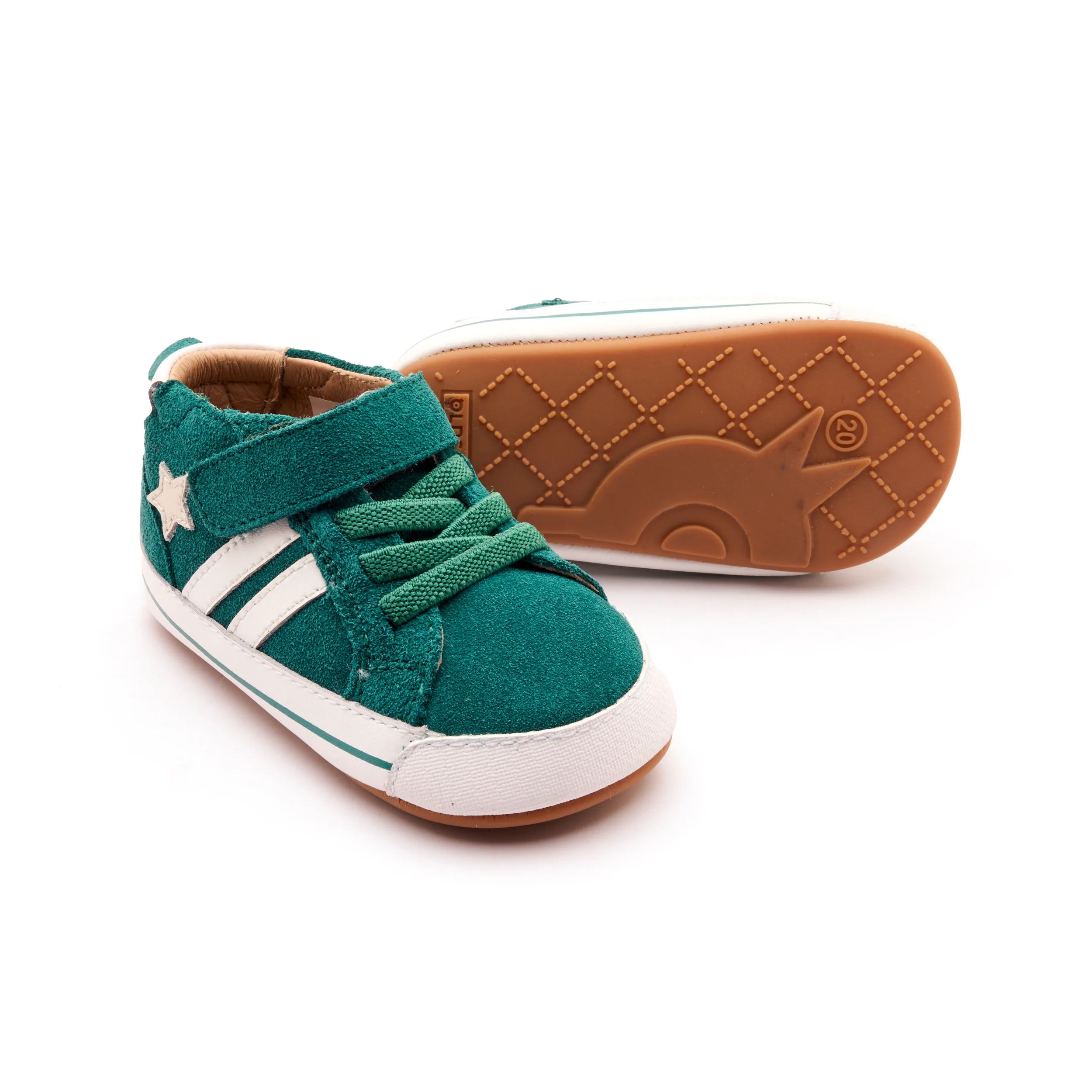 Oldsoles -  Spruce Bub - Emerald Suede / Snow / Sporco