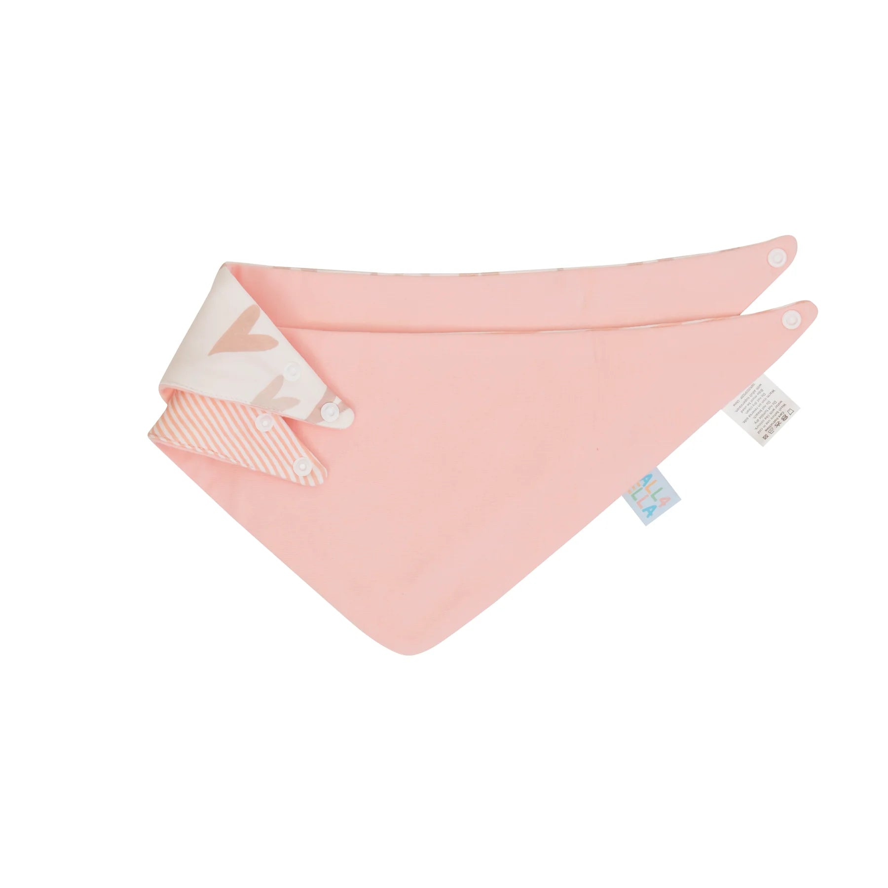 All 4 Ella - Bandana bibs 2pk - Hearts