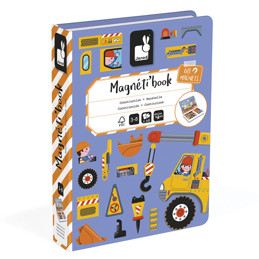Janod - Magnetic Book - Construction