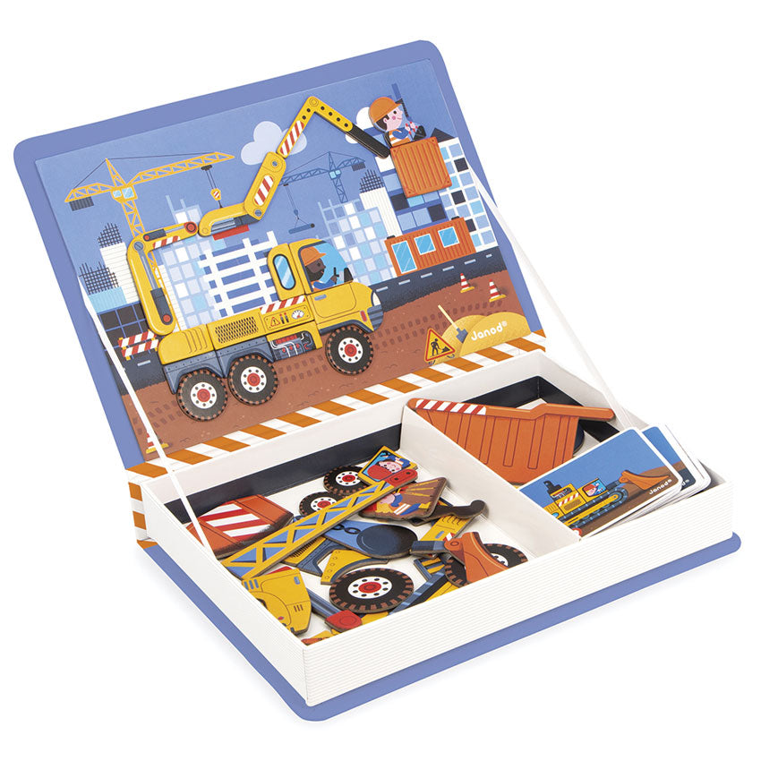 Janod - Magnetic Book - Construction