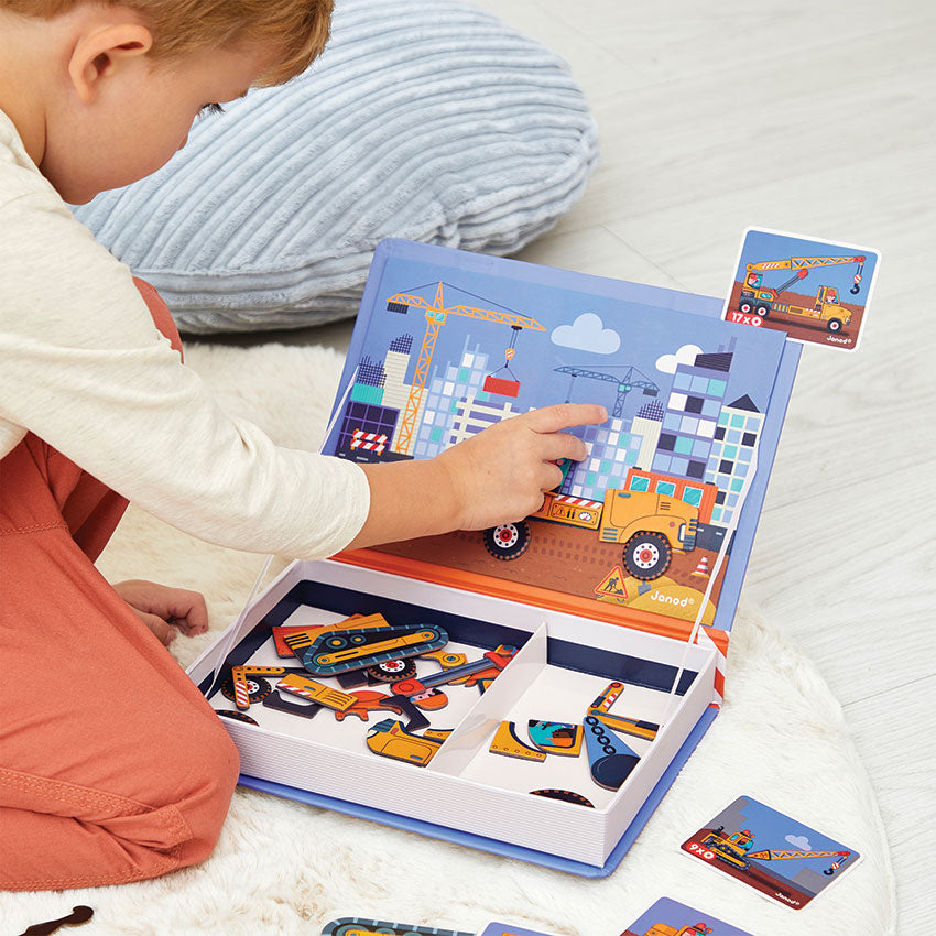 Janod - Magnetic Book - Construction