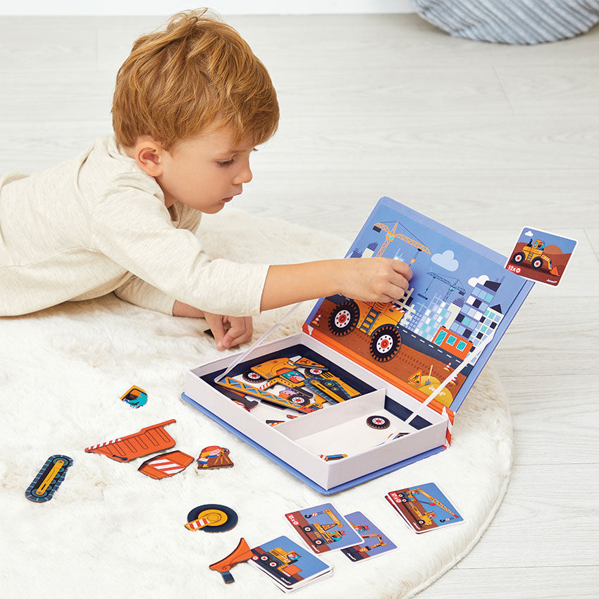 Janod - Magnetic Book - Construction