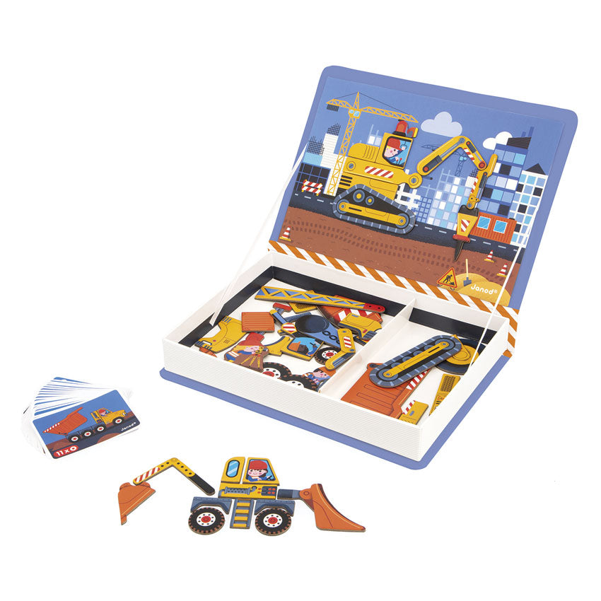 Janod - Magnetic Book - Construction