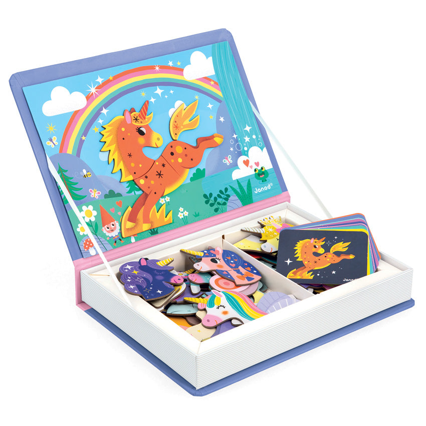 Janod - Magnetic Book - Unicorns