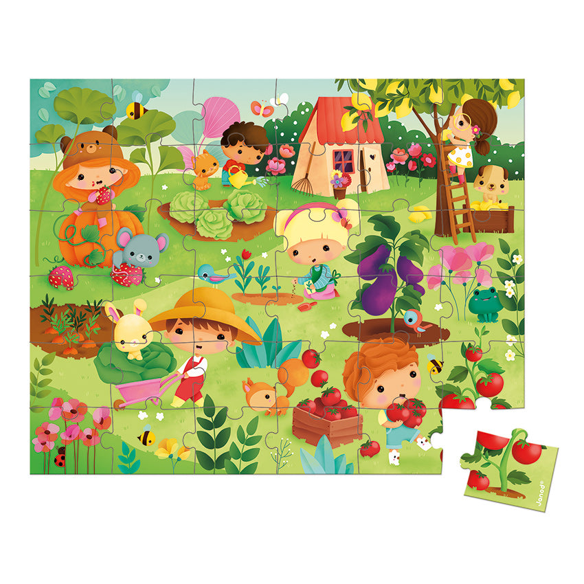 Janod - 36pc Garden Puzzle