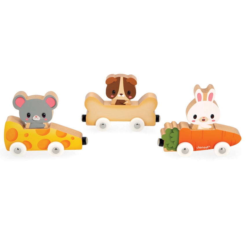 Janod - Magnetic Pet Cars