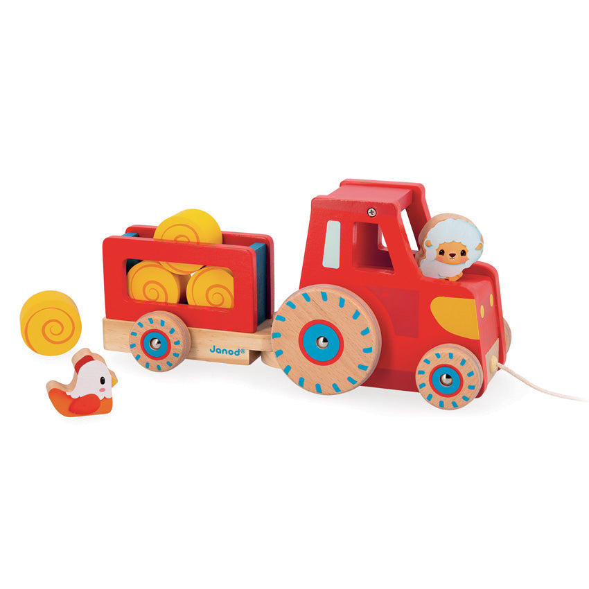 Janod - Tractor Pull Along