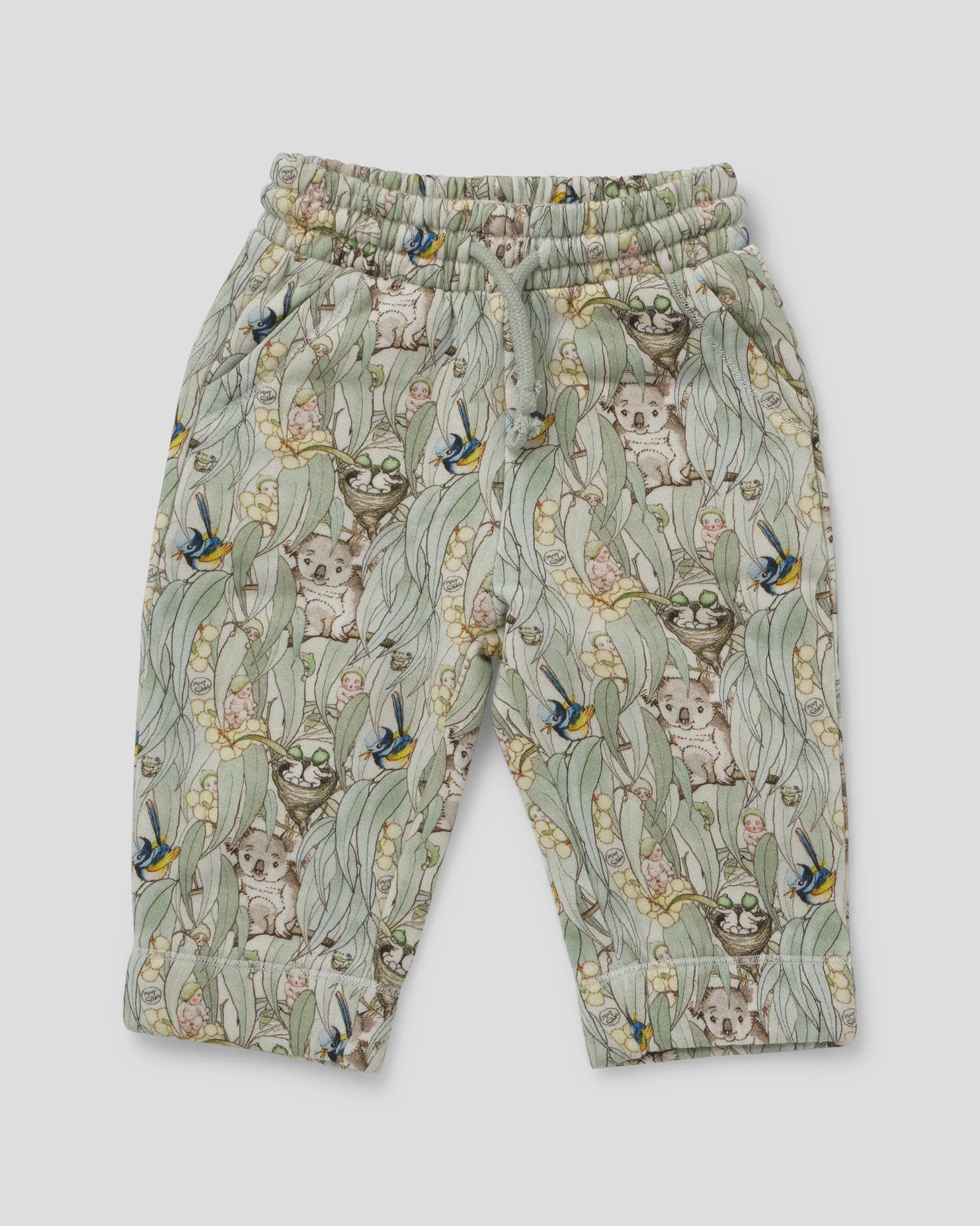 Walnut Baby - May Gibbs Gabe Pants - Snow Gum