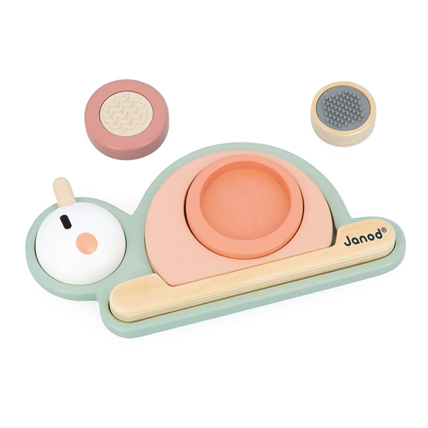 Janod - Cocoon Stacking Sensory Snail