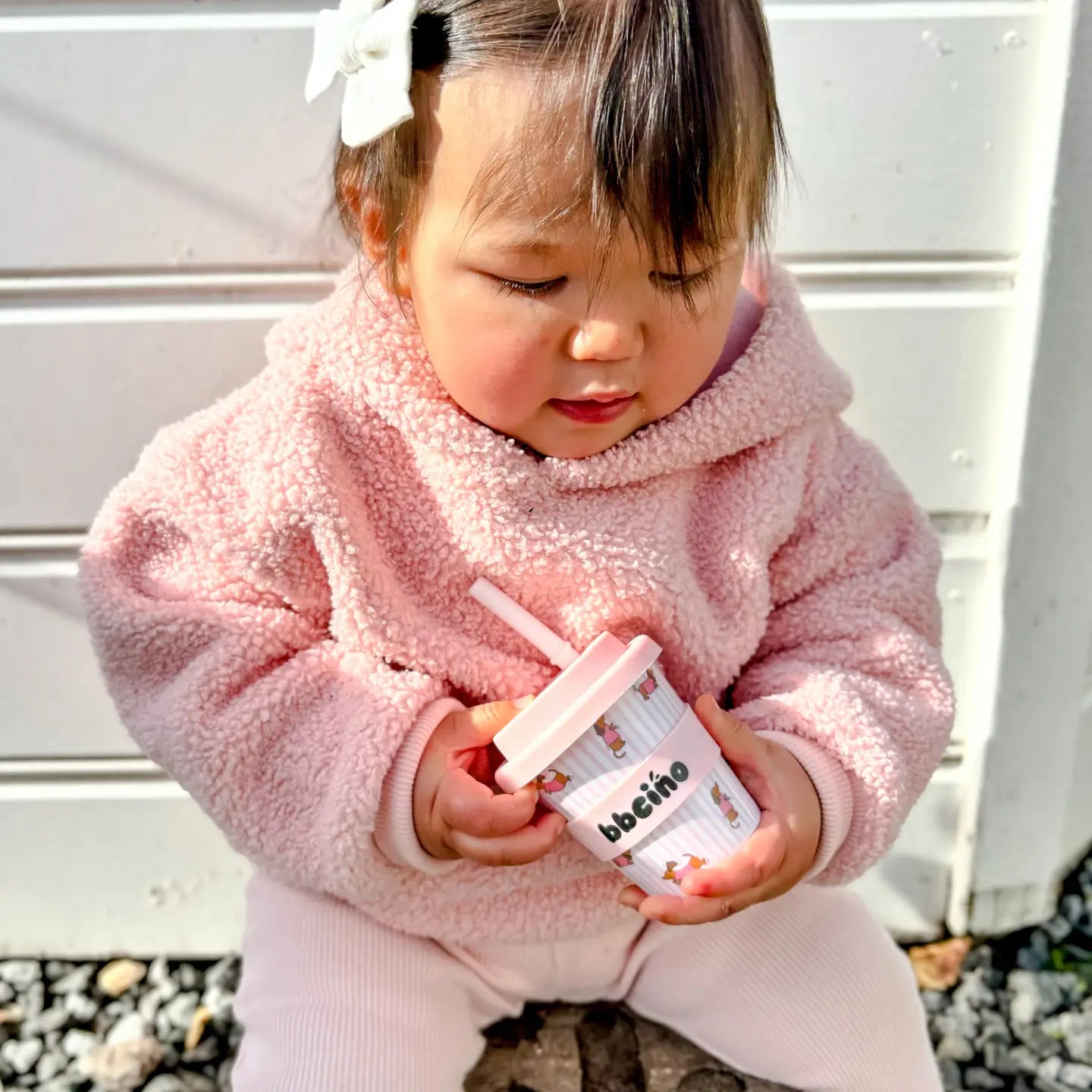 BBcino -  Reusable Cup - Dash in Pink