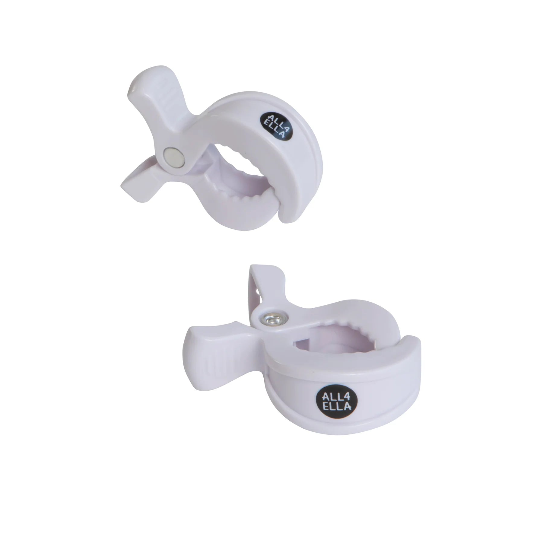 All 4 Ella - Pram pegs 2 pk - White