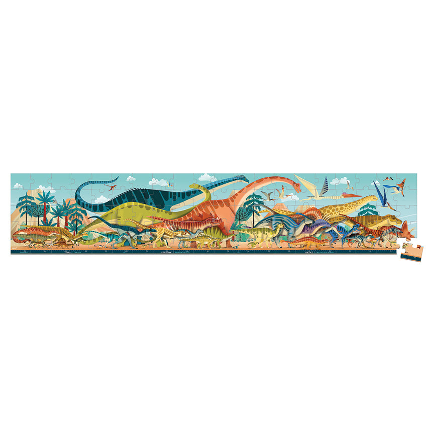 Janod - Dino Panoramic 100pc Puzzle