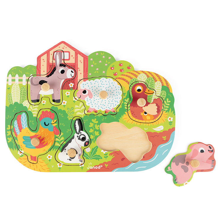 Janod - Country Peg Puzzle