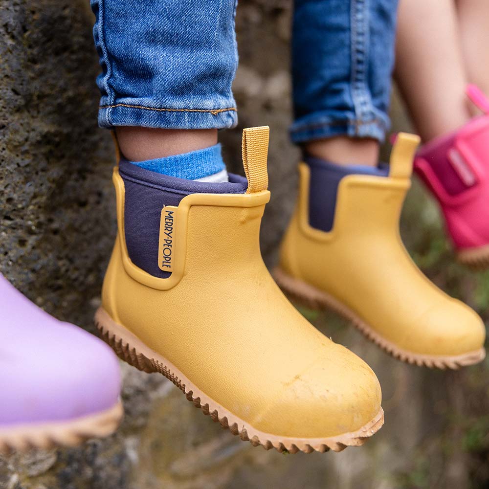 Merry People - Bobbi Kids Gumboot - Straw