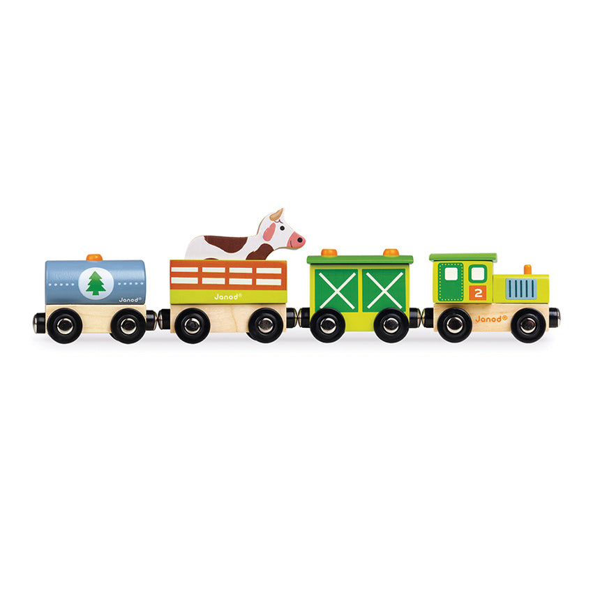 Janod - Magnetic Story Train - Farm